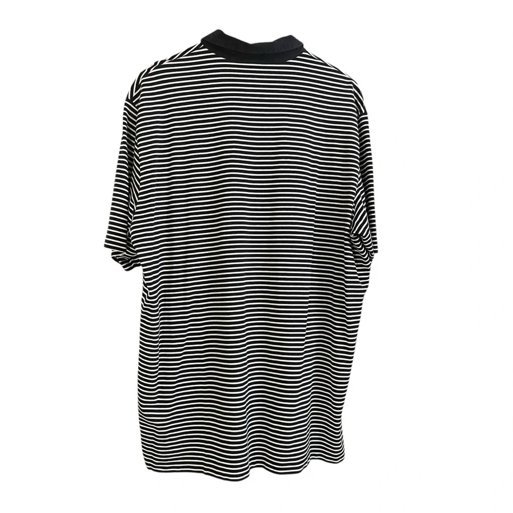 Polo Ralph Lauren Golf Pima Cotton Polo Shirt Black White Striped XXL Big & Tall